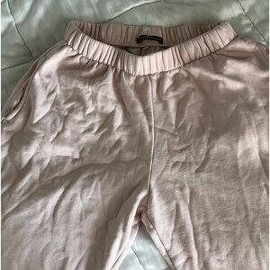 BrandyMelville baby pink sweatpants